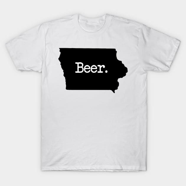 Iowa Beer T-Shirt by mindofstate